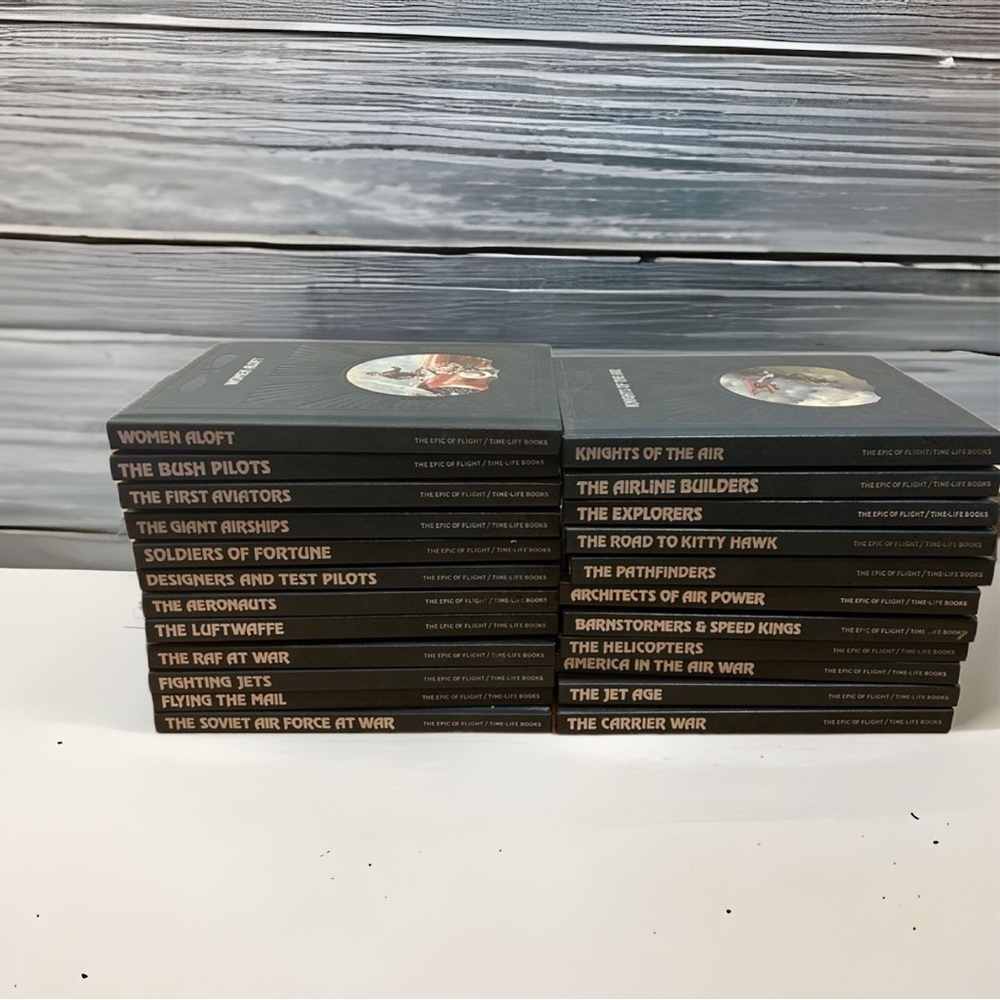 The Epic of Flight Time Life Books Collection 23 Hardcover Books Vintage